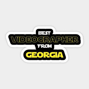 Best Videographer from Georgia Sticker